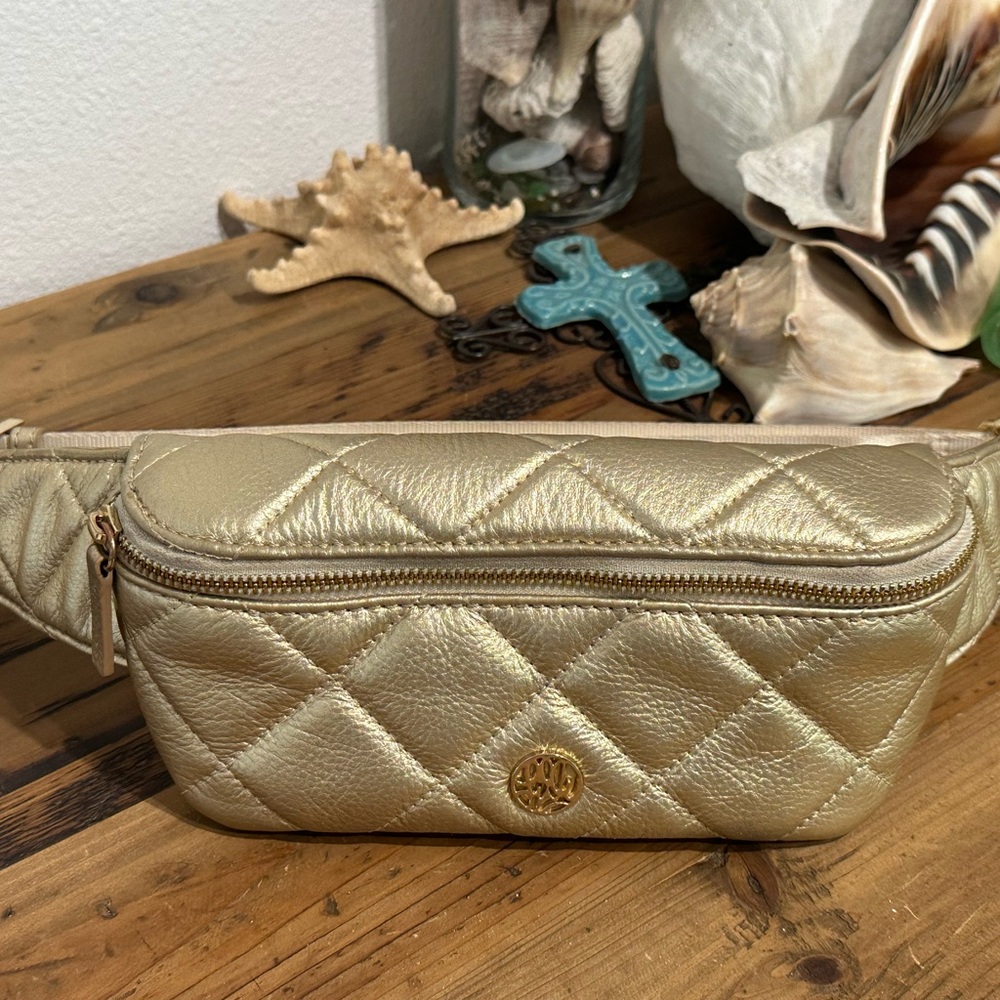 Lily Pulitzer Quilted Leather Kenton Belt Bag